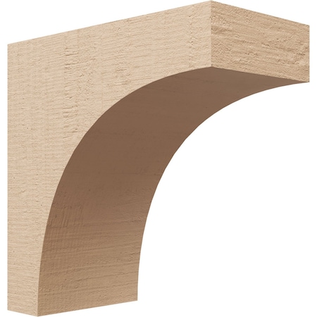 7in. W X 14in. D X 14in. H Series 1 Huntington Rough Cedar Woodgrain TimberThane Corbel, Primed Tan